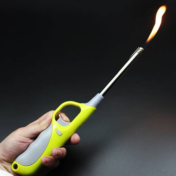 Talgo Gas Lighter for Kitchen, Gas Stove Metal Flame with Adjustable Gun Flame and Multipurpose Use like Candle Diya Lighting Use for Household Plastic, Steel, Microfibre Gas Lighter