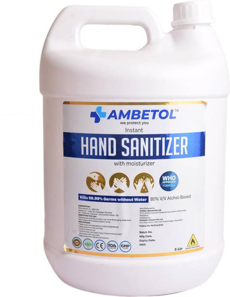 Ambetol HandSanitizer_80%_5ltr Hand Sanitizer Can