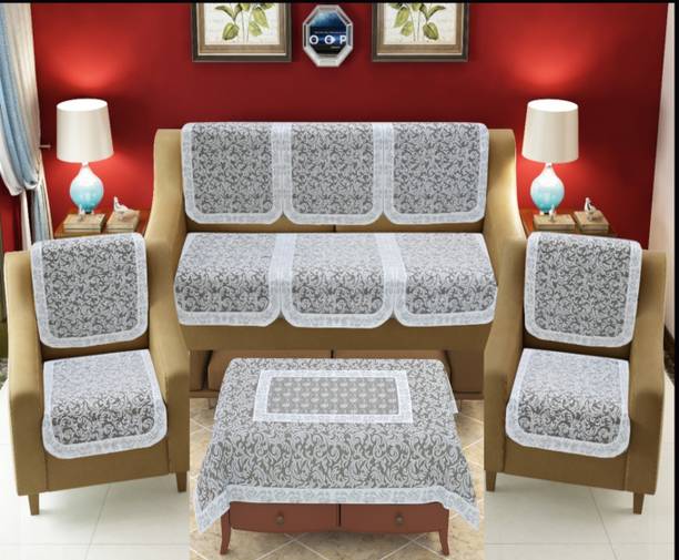 croox Cotton Floral 3 Seater Sofa Cover