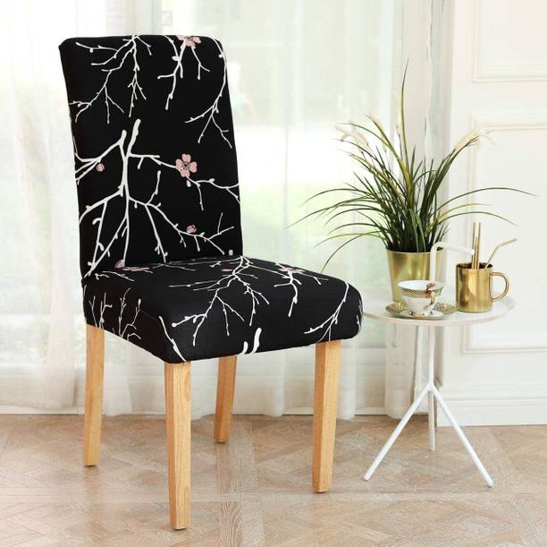 lukzer Polyester Floral 1 Seater Chair Cover