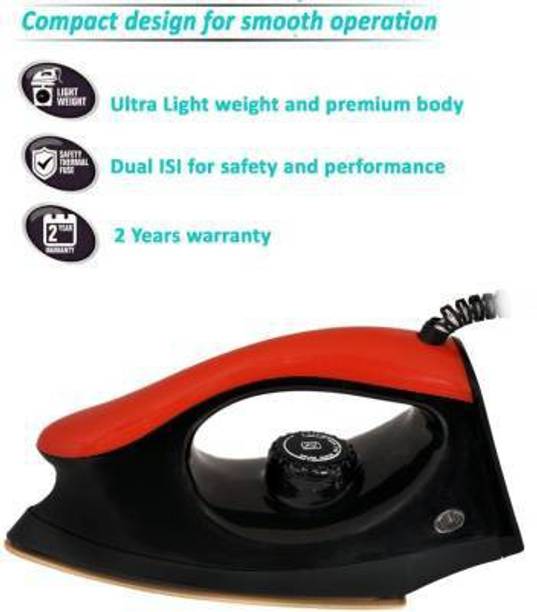 PDhingra LONG LIFE IRON SUPER FINISH IRON,, CURVY DESIGN IRON FOR YOUR SMART HOME , WITH SMART FINISH , HIGH QUALITY IRON, GRAB THIS COOL IRON BEFORE DEAL ENDS 2021 (New List Of Iron) 2021 750 W Dry Iron