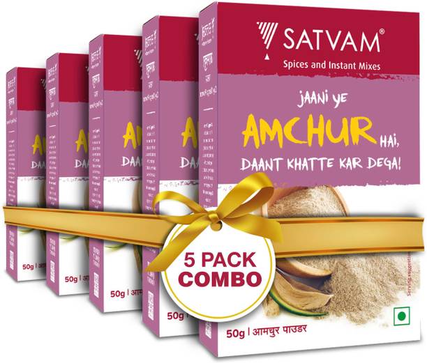 Satvam Dry Mango Powder (Pack of 5) | (5 * 50 Grams)