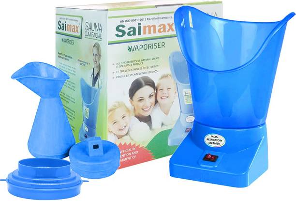 Saimax electric vaporizer steamer machine for facials, cough, cold and steam inhalation (vaporizer steamer blue) Vaporizer