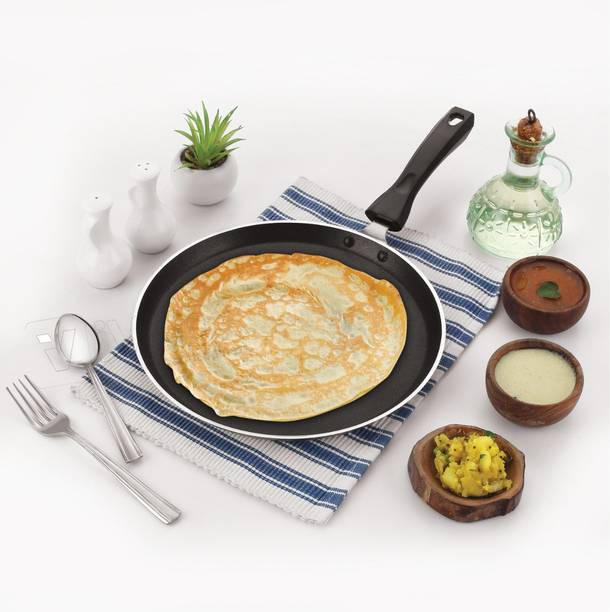 iVBOX Eco-Plus Non Stick Hard-Stone Outer Coating (NO-Induction Base) Tawa 25 cm diameter