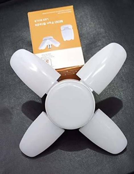 LSARI Aric 4 Blade Fan Shape Led Light Bulb 28W and B22 Holder With Ultra Bright For Home And Office (Pack of 1) Pendants Ceiling Lamp Pendants Ceiling Lamp