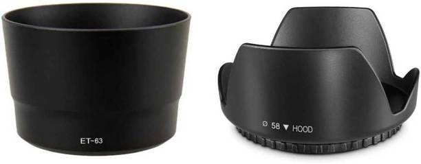 Schsteindar COMBO (200D , 200d ll 18-55mm is & 55-250mm is Lens) ET- 63 + 58mm lens hood  Lens Hood