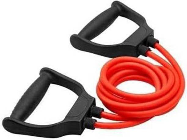 Khargadham Double Toning Tube Pull Elastic Resistance Bands Fitness Rope for Fitness Exercise Resistance Tube