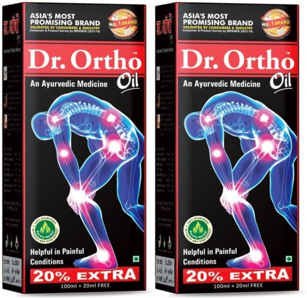 Dr. Ortho Ayurvedic Joint Pain Massage Oil Liquid Pack of 2 Liquid
