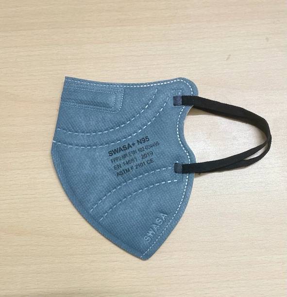 SWASA SWASA+ N-95/FFP2 PACK of 10: Grey PLUSGrey10PM0.3 Reusable
