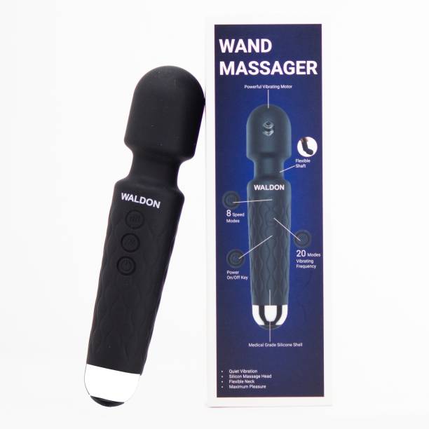 WALDON 7001 Dr Odin Personal Handheld Wand Massager Cordless With 28 Vibration Pattern Modes And 100% Waterproof Massager