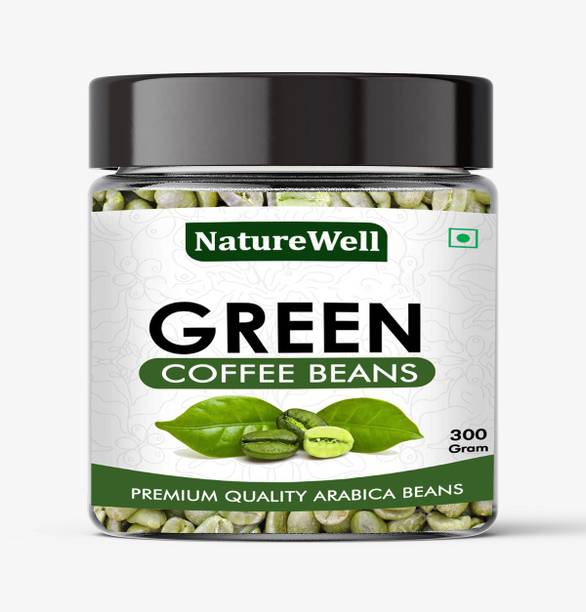 Naturewell Organic Green Coffee Beans for Weight Loss Management 300 Gram Coffee Beans
