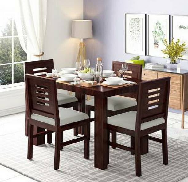 @star Furniture Purewood Dining set 4 seater Solid Wood 4 Seater Dining Set