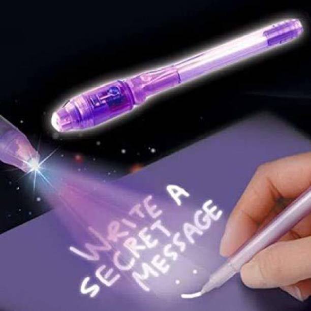Karic Popper Invisible Ink Magic Pen (20 Pieces) with UV-Light Digital Pen
