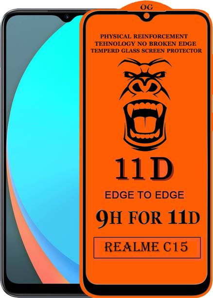 Xester Edge To Edge Tempered Glass for Realme C15