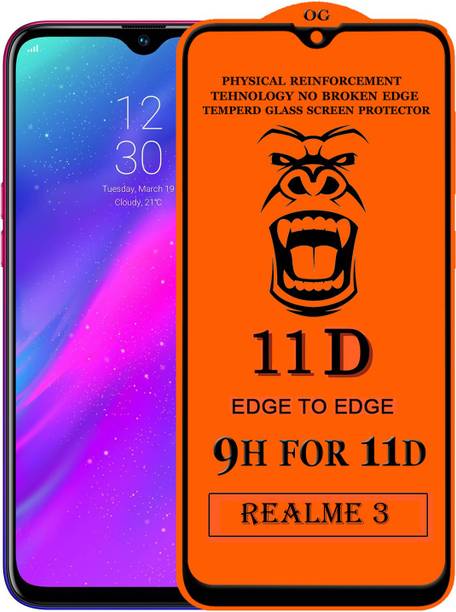 Gorilaorginal Edge To Edge Tempered Glass for Realme 3