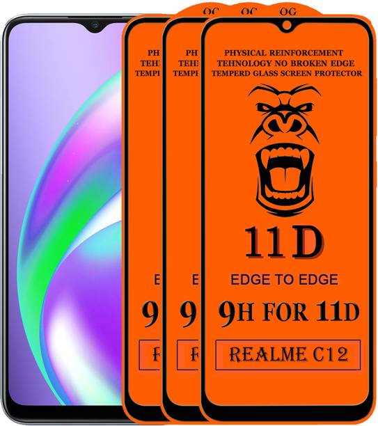 Xester Edge To Edge Tempered Glass for Realme C12