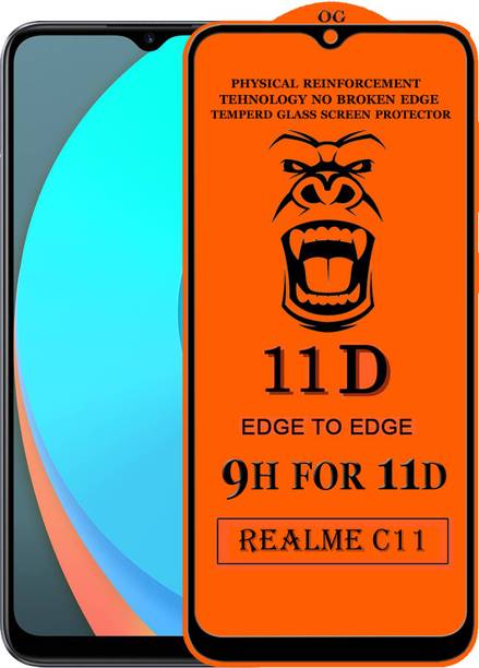 Gorilaorginal Edge To Edge Tempered Glass for : Realme C11