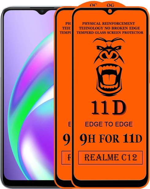 Xester Edge To Edge Tempered Glass for Realme C12