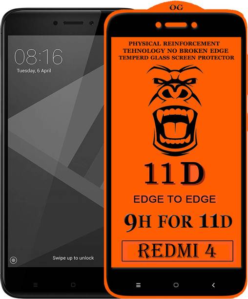 Gorilaorginal Edge To Edge Tempered Glass for Mi Redmi 4
