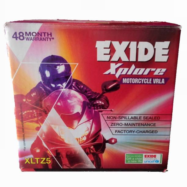 EXIDE Xplore Sealed Fxlo-Xltz5 4 Ah Battery for Bike