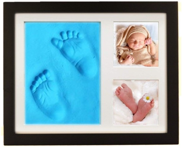 Memories Factory © Photo Picture Frame Baby Hand & Foot Print Clay Casting Kit 