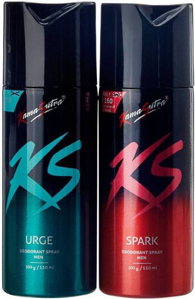 KS URGE & SPARK Deodorant Spray  -  For Men
