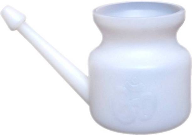 YOGSADHAK Plastic White Neti Pot