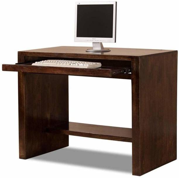 APRODZ Mango Wood Study Desk Table for Home and Office Engineered Wood Office Table