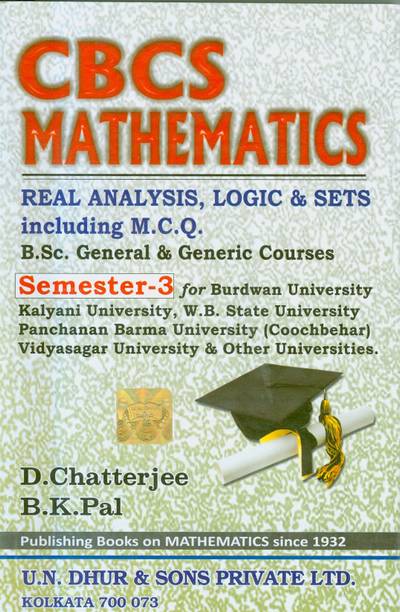 CBCS Mathematics Semester 3 (BURDWAN, WEST BENGAL STATE, KALYANI, VIDYASAGAR And PANCHANAN BARMA University)