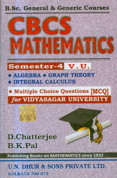 CBCS Mathematics Semester 4 (VIDYASAGAR University)
