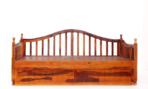 APRODZ 3 Seater Single Solid Wood Pull Out Sofa Cum Bed