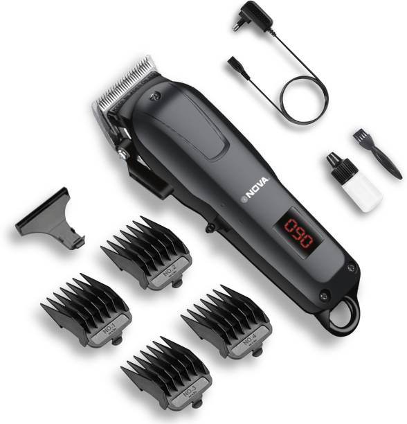 NOVA Professional Rechargeable and Cordless NHT 1083 Hair Clipper  Runtime: 120 min Trimmer for Men