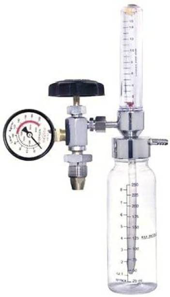 Dr care Oxygen Flow Meter Adjustment Oxygen Valve With Regulator Oxygen Flow Meter With Rotameter & Humidifier Bottle.Oxygen Flow Meter With Regulator. Wall Mount Oxygen Cylinder Holder