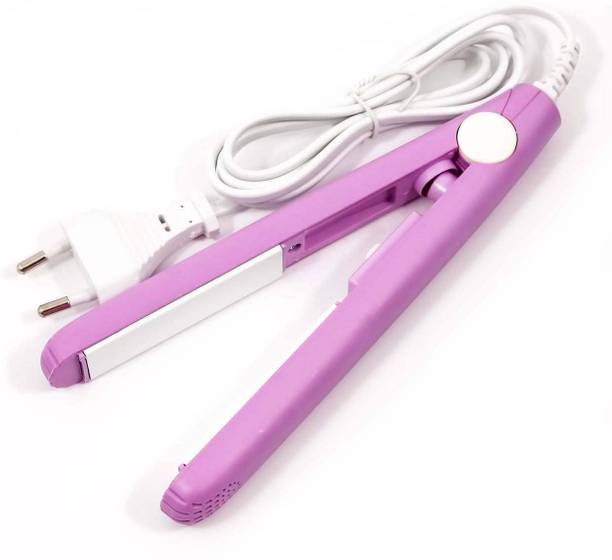 ROMARO MINI Ceramic Plate Portable Hair Straightener for WOMEN with ON/OFF Switch and Plastic Container for Carry (Multicolor) Hair Straightener