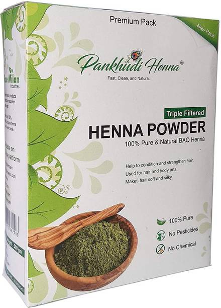 Pankhudi Mehendi Powder For Hair 2 Pack of 500 Gm Natural Mehendi