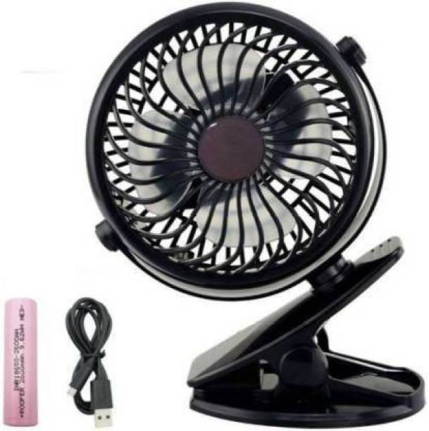 BSVR Clip Fan(360)Degree Rotate Fan 3 Mode Speed fan for Fan Speeds Control 678 86 Clip Fan(360)Degree Rotate Indoor, Outdoor Rechargeable Fan USB Fan, Rechargeable Fan