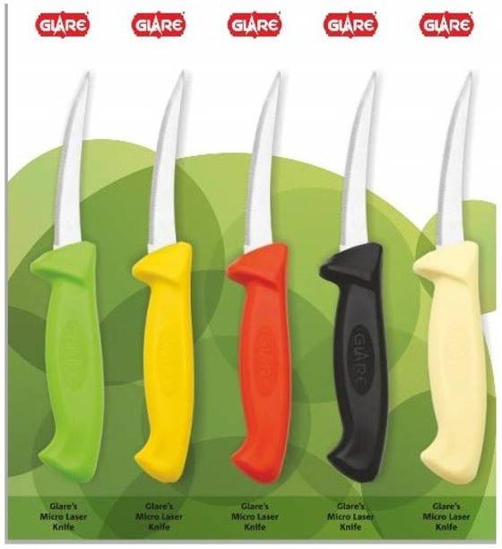 Glare 5 Pc Steel, Plastic Knife Set