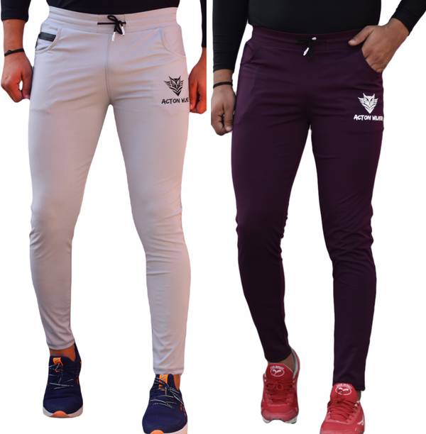 Men Solid Multicolor Track Pants