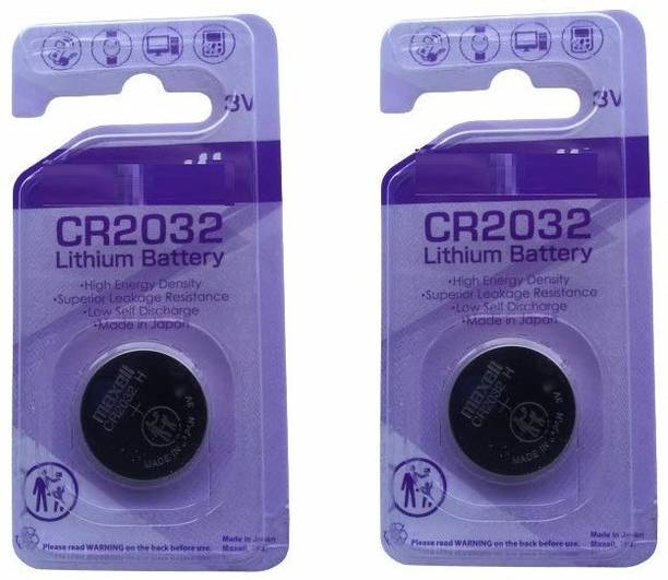genuinebattery CR2032 coin 3volt battery, 2 Batteries  Battery