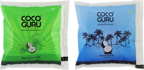 Cocoguru Roasted & Cold Press Coconut Oil Pouch