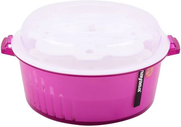 NAYASA 4 in 1 Steam Idli Maker Pink Color Microwave Idli Maker