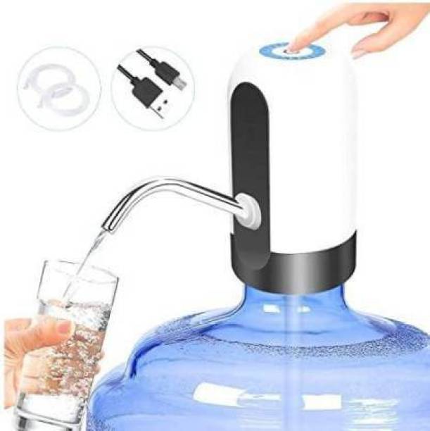 BIZOLO Automatic Wireless Water Can Dispenser Pump for 20 Litre Bottle Can/Portable & Rechargeable Electric Water Bottle Pump Dispenser with USB Charging Cable for Home and Office (Multicolour) Bottled Water Dispenser Centrifugal Water Pump