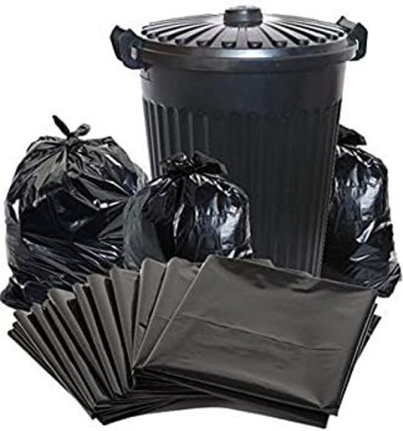 black dustbin polythene
