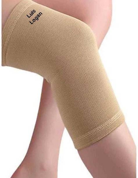 LUIS LOGAN Knee Cap Pair(Relieves Pain, Support, Uniform Compression) Unisex Beige Small Knee Support