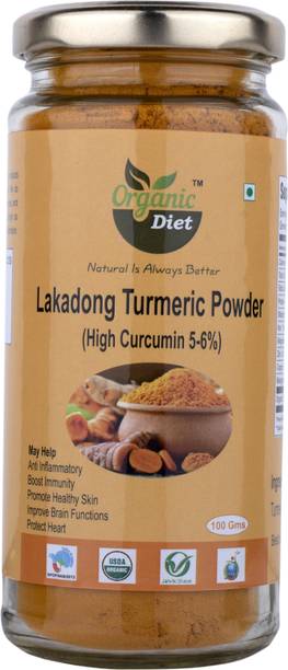 organic diet Organic Lakadong Turmeric Powder