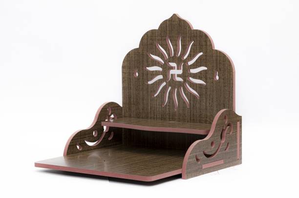 STASTORE Home Temple Wall Hanging Product Engineered Wood Home TempleWooden Singhasan Temple for God, Laddu Gopal Sinhasan for Pooja Mandir, Singhasan for Diwali, Durga Pooja, Navratri, Ganesh Chaturthi Engineered Wood Home Temple Engineered Wood Home Temple