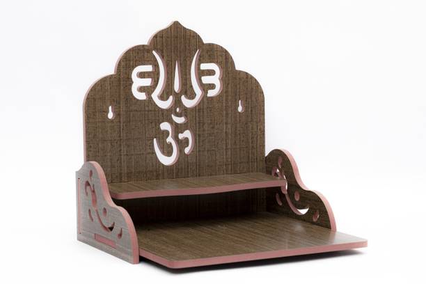 Rudrax Engineered Wood Home TempleWooden Singhasan Temple. Engineered Wood Home Temple
