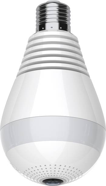 Bzrqx 360° Angle with Remote Detection/Night Vision WiFi Wireless 2MP 1080P Security Spy Bulb Camera for Home, Office Hidden with HD Audio Video Recording Security Camera