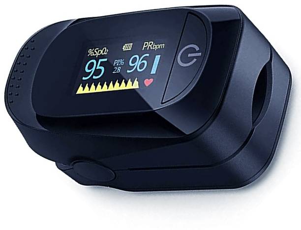 CRETO LED Digital Display Fingertip Pulse Oximeter SpO2 Blood Oxygen Saturation Meter Pulse Oximeter