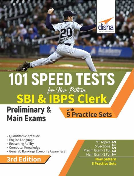 101 Speed Tests for New Pattern Sbi & Ibps Clerk Preliminary & Main Exams with 5 Practice Sets  - Includes 5 Practice Sets 3 Edition
